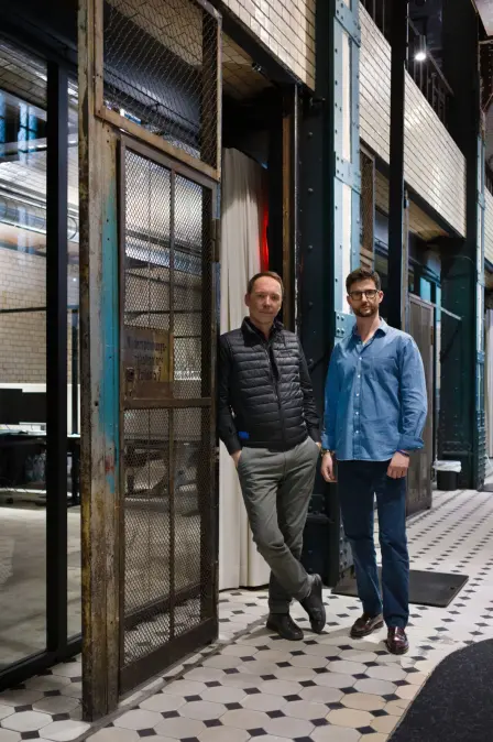 Frank Heyl, Director of Design at Bugatti, and Jan Schmid, Chief Designer Exterior and Head of the Berlin Studio.