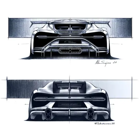 La Bugatti Chiron Pur Sport vs. la Bugatti Chiron Super Sport 300+