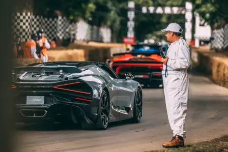 Bugatti Mistral beim Goodwood Festival of Speed 2024.