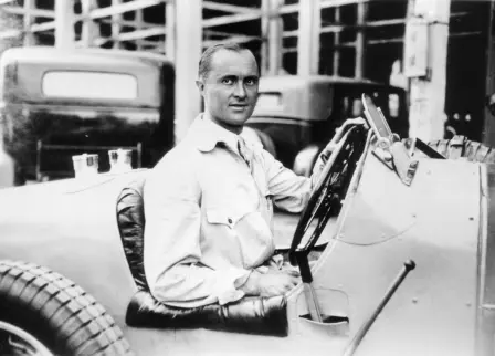 Louis Chiron, the patron of the new Bugatti super sports car, was amongst the most legendary race drivers of all times. In his role as Bugatti works driver he won many important victories for the brand from Molsheim.
