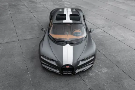 Bugatti Chiron Sport “Les Légendes du Ciel” static – front view elevated