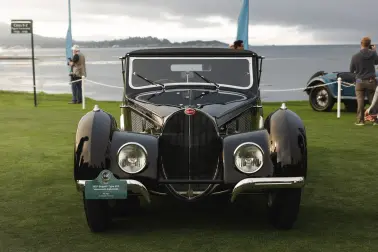 Only four Type 57S chassis received a cabriolet body from French coachbuilder Vanvooren, and today just three remain – one of which starred at Pebble Beach this year.
