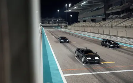 La Trilogie de l’ère moderne Bugatti, les Bugatti EB110, Veyron 16.4 et Chiron, réunies à Dubai