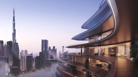 The Bugatti Residences by Binghatti project, located in the heart of Dubai, offers a spectacular view over the metropolis.