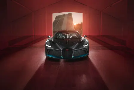 La Bugatti Divo a servi d'inspiration visuelle.