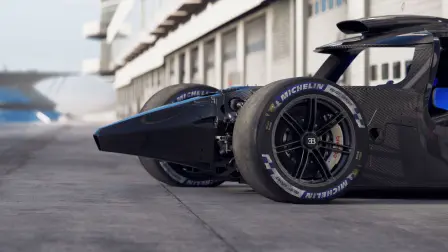 La Bugatti Bolide est conçue selon les normes de sécurité les plus strictes.