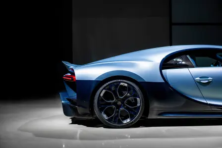 The Bugatti Profilée is presented in a color exclusively developed for it.