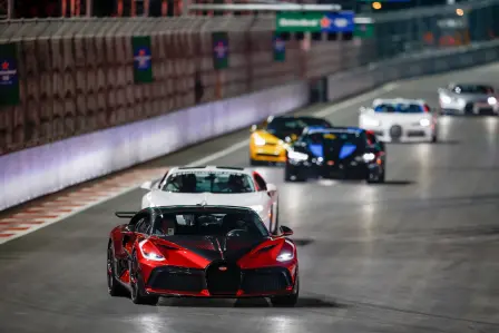 Bugatti Grand Prix 2024 Las Vegas – ein unvergessliches Grand-Prix-Erlebnis für Kunden von Bugatti.