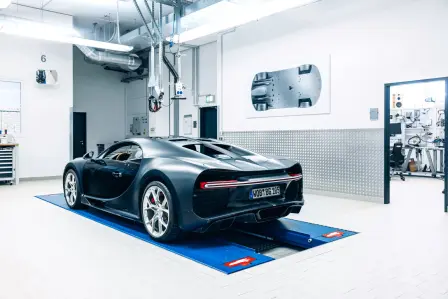 The Bugatti Chiron 4-005 is now going into retirement after all that hard work.