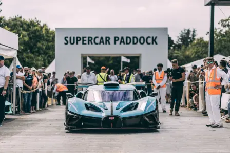 La Bugatti Bolide au Goodwood Festival of Speed 2024.