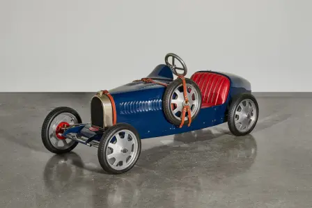 Type 52 Bugatti “Baby”, Ettore Bugatti – The Peter Mullin Collection, auctioned by Bonhams on July 24, 2024.