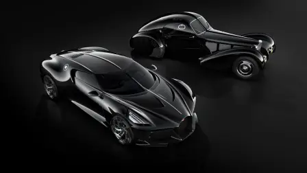 To pay homage to the legendary Type 57 SC Atlantic, Bugatti created the extraordinary La Voiture Noire.
