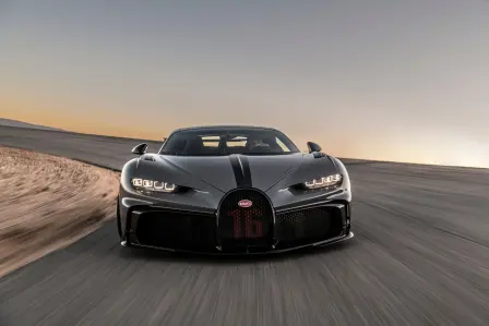 The Bugatti Chiron Pur Sport ideal for the corners at Willow Springs.