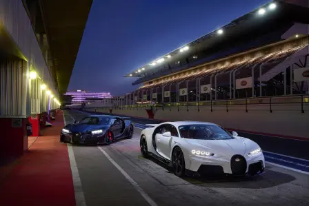 Der schnellste und luxuriöseste Grand Tourisme: Der Chiron Super Sport auf dem Autodrome Dubai.