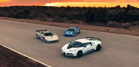 Three icons at the proving ground in Nardò, Italy.