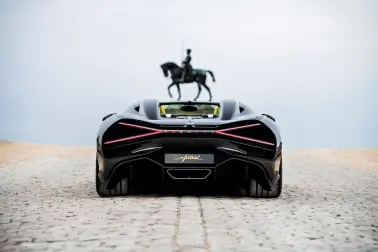 Visitors were able to view the Bugatti W16 Mistral on its European debut at the Chantilly Arts & Elegance Richard Mille.