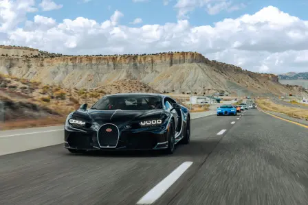 The Bugatti Grand Tour America 2023 took place in Utah and Colorado.