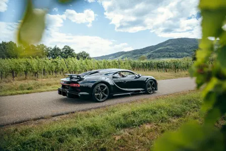 Die Gäste können die außergewöhnlichen Eindrücke erleben, die der Hypersportwagen Chiron Super Sport bietet.