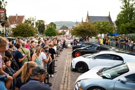 Das Bugatti Festival in Molsheim feierte 2023 sein 40-jähriges Jubiläum.