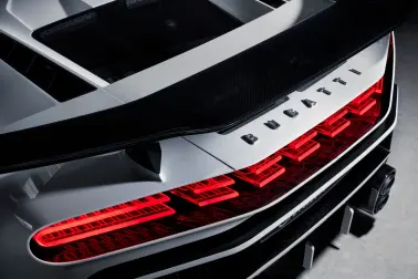The Bugatti Centodieci in detail.
