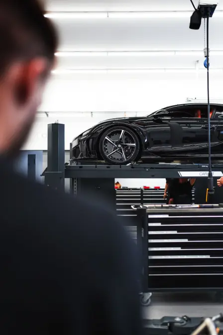 Bugatti Chiron Super Sport, producing 1,618 PS on the dynamometer.
