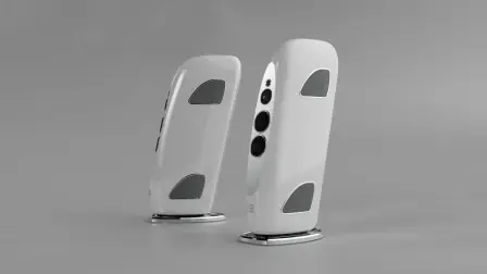 The new Bugatti sound: the Royale “Edition Blanc”, limited to 15 pairs of speakers.