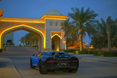 Bugatti in the Middle East – VIP Drive event in Saudi Arabia.