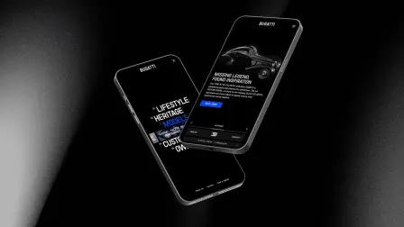 The overall mystic look and feel does not only fit to the brand’s corporate colors but also to its metaphysical technological achievements and the many mysterious stories around Bugatti.