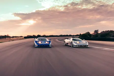 The EB110 LM and EB 110 Sport Competizione (SC) ready to hit their natural habitat: the racetrack.