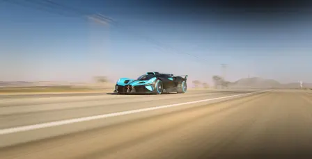Le Bugatti Bolide sur les circuits virtuels de CSR Racing 2.