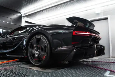 Bugatti Chiron Super Sport mit 1.618 PS auf dem Hochleistungs-Rollenprüfstand.