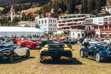 Bugatti models, both vintage and new, join the showcase at the Kulm Country Club, judged by a panel of motoring experts.  