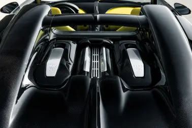Der Antrieb des Bugatti W16 Mistral leistet 1600 PS.