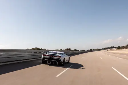 Before entering production, the Centodieci has been subjected to over 50,000km of intense examination at the Nardò test track in southern Italy. 