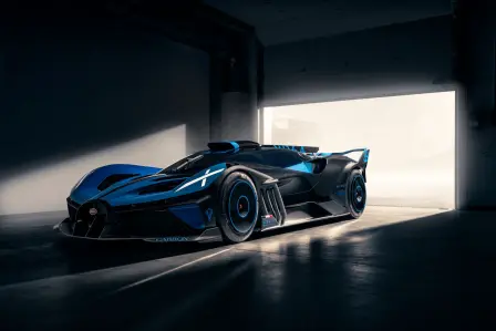 L’hypersportive actuelle la plus extrême de Bugatti: le Bolide Bugatti.