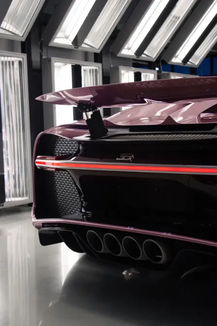 The Bugatti Chiron Sport Alice" in detail"