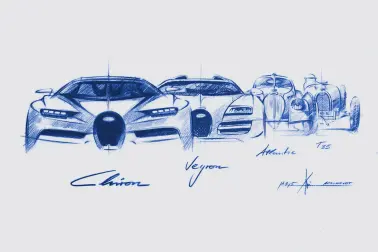 Christophe Piochon: “Designing a Bugatti is a skill that only the very best can achieve. Not only do you have the enormous weight of a century of iconic automotive masterpieces on your shoulders, but you also have huge technical requirements. Achim has a very natural technical understanding all these demands, able to craft beauty from necessity.”