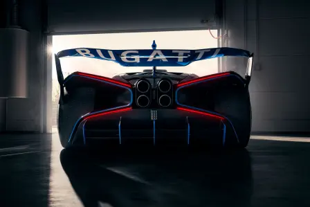 Le Bolide Bugatti est réelle: le concept technique est maniable.