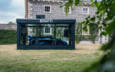 La Bugatti Bolide a été présentée pour la première fois au public au Royaume-Uni lors de son apparition au Goodwood Festival of Speed de 2023.