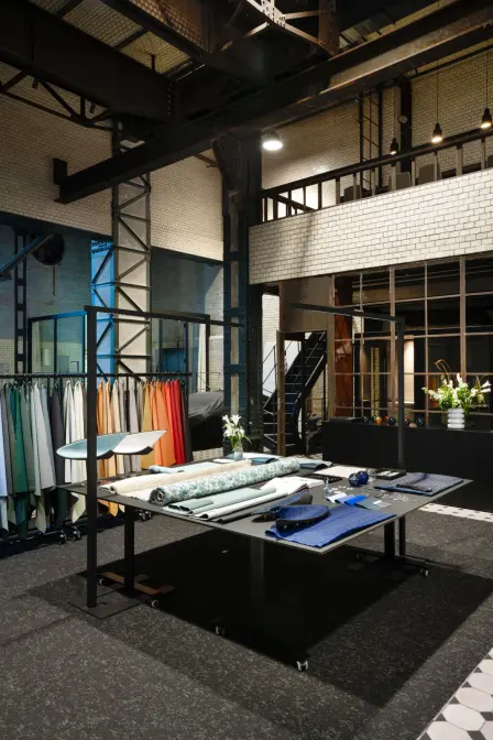 The new Bugatti Design Studio in the listed E-Werk building pays homage to the long tradition that has shaped Bugatti for more than 115 years.