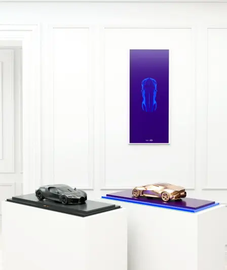 Proposé comme une option exclusive, le NFT débloque une sculpture supplémentaire – une version Noire de l’œuvre originale.