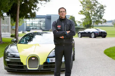 Pierre-Henri Raphanel wurde 2005 der erste Bugatti Pilote Officiel.​