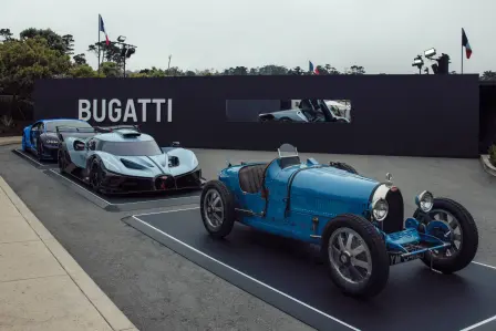 Bugatti showcased its past, present and future at Le Domaine Bugatti.