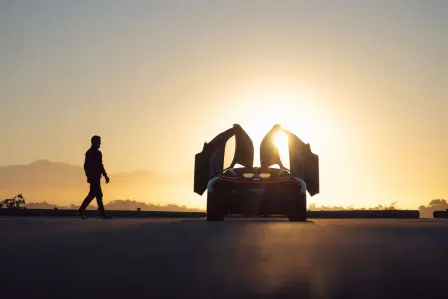 La Bugatti Tourbillon éblouit la Californie.