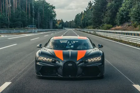 Bugattis Rekordfahrzeug - der Chiron Super Sport 300+.