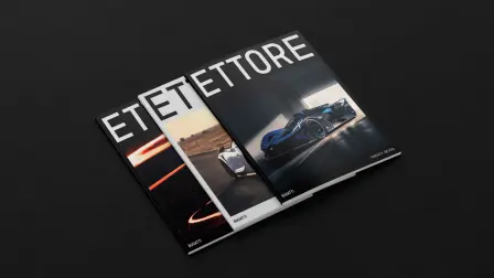Das neue Design vom Bugatti Ettore Magazine.