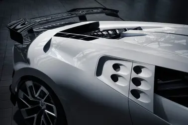 The Bugatti Centodieci in detail.
