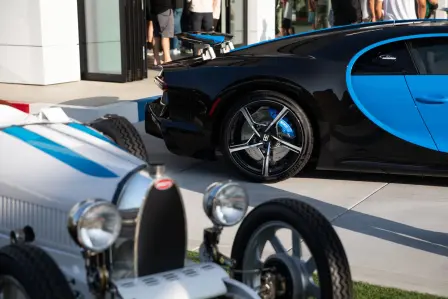 Während seiner Roadshow durch Kalifornien stand das Tourbillon als besonderer Gast bei der Super Car Show von Bugatti Newport Beach im Mittelpunkt.