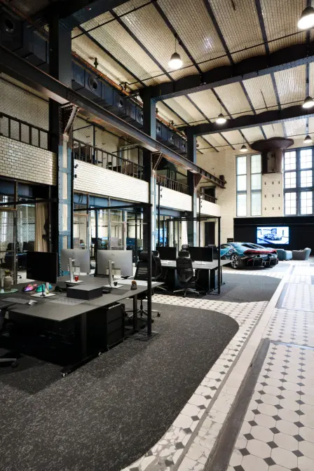 The new Bugatti Design Studio in Berlin connects tradition with innovation and modernity.
