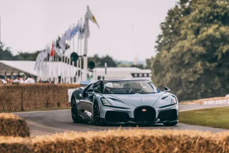 La Bugatti Mistral au Goodwood Festival of Speed 2024.